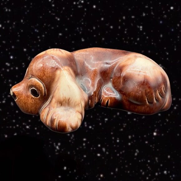 Vintage 1940's Lichten Ware Boston Figurine Dog Amanda Hand Made Pottery Figure - Picture 12 of 12